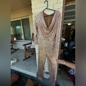New Sequin Jumpsuit